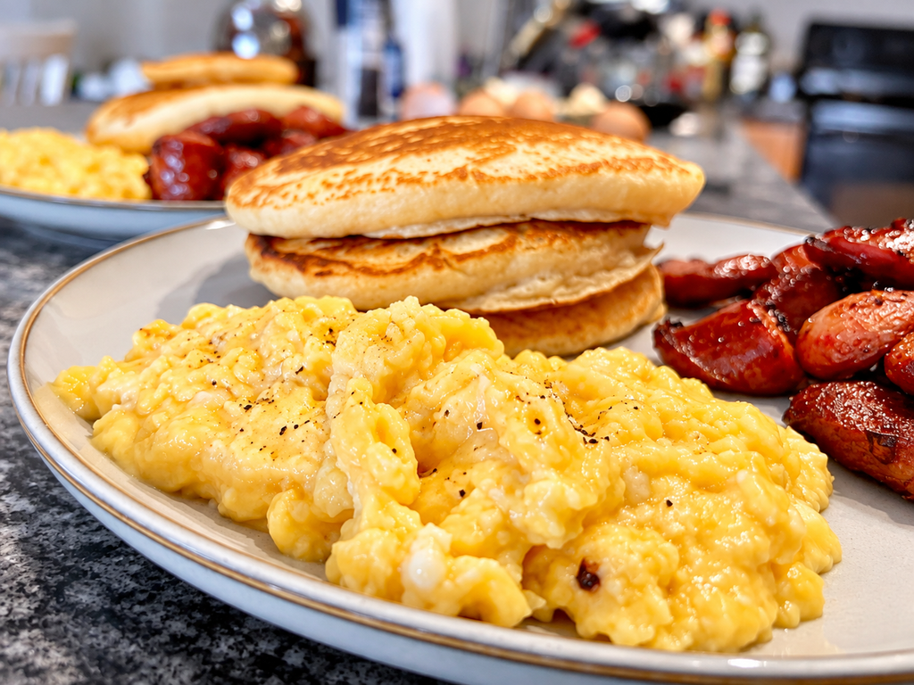 0526-scrambled-eggs-pancakes-sausage-1536x1152