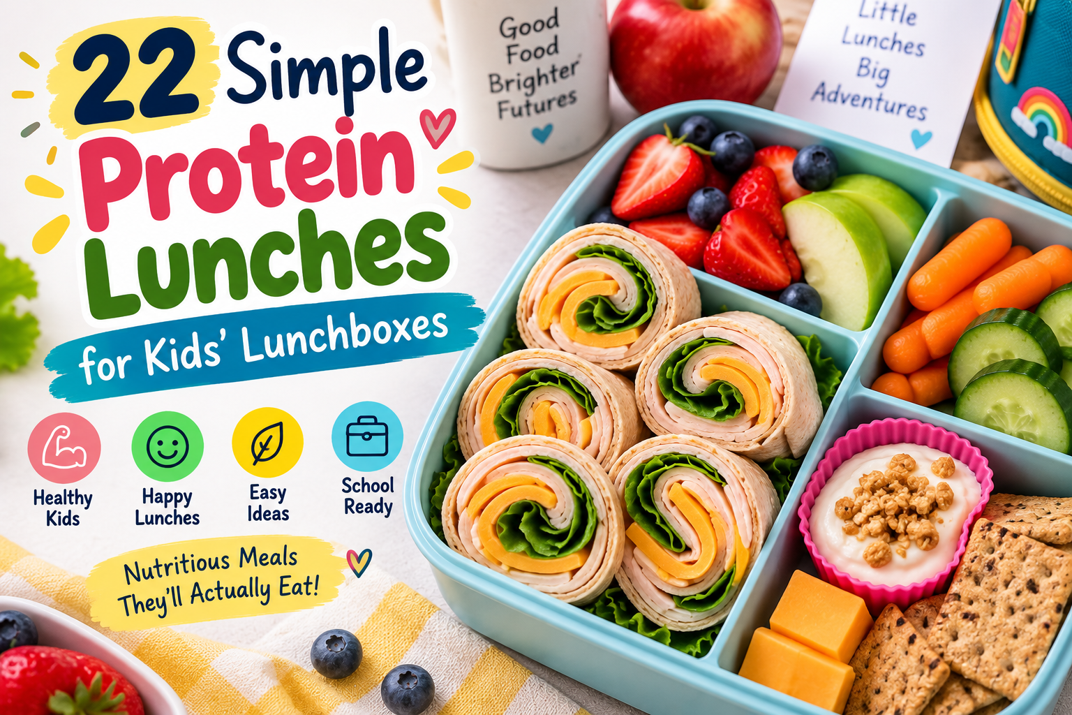 22 Simple Protein Lunches for Kids’ Lunchboxes